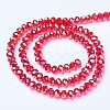 Electroplate Glass Beads Strands LS-EGLA-A034-T8mm-B06-2