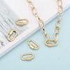 Brass Screw Carabiner Lock Charms X-ZIRC-G160-11G-5
