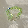Handmade Lampwork Beaded Finger Rings WG40BFE-03-1