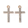 Alloy Crystal Rhinestone Pendants LS-PALLOY-F288-03KCG-2