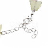Butterfly Natural New Jade Beaded Bracelets for Girl Women BJEW-S145-002B-3
