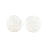 Natural White Shell Cabochons SSHEL-N034-138-4