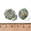 Acrylic Rhinestone Rondelle Beads OACR-S048-02G-3