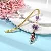 Japanese Style Maneki-neko Bookmark AJEW-JK00260-4