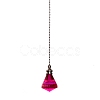 Pointed Glass Ceiling Fan Pull Chain Extenders PW-WG9165C-06-1