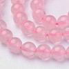 Natural Rose Quartz Beads Strands G-D809-22-6mm-3