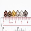 Brass Magnetic Clasps with Loops X-KK-H361-M-4