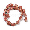 Handmade Porcelain Beads Strands PORC-P030-01A-06-4