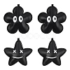 4Pcs 2 Styles Imitation Leather Pendants FIND-YW0007-59-1