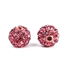 Polymer Clay Rhinestone Beads RB-H284-6MM-209-4