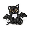 Cat with Wing & Knife Enamel Pin JEWB-H013-03EB-04-1