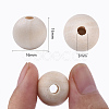 Natural Unfinished Wood Beads WOOD-S651-A16mm-LF-3