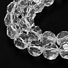 Transparent Glass Beads EGLA-A035-T8mm-D19-4