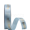 Hot Stamping Happy Birthday Polyester Printed Ribbons OCOR-WH0091-60G-1