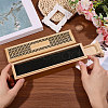 Rectangle Wood Incense Box AJEW-WH0817-031-3