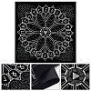 CREATCABIN 2Pcs Lint Square Tarot Tablecloth AJEW-CN0002-15-6