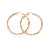 304 Stainless Steel Hoop Earrings X-EJEW-L232-015G-1