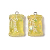 Transparent Resin Pendants RESI-TAC0005-010-1