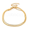 304 Stainless Steel Multi-Strand Chain Bracelets BJEW-G711-03C-G-1