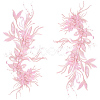 Computerized Embroidery Polyester Ornament Accessories DIY-WH20063-032C-1