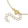 Brass Flower Pendant Necklace NJEW-JN04704-5