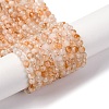 Natural Citrine(Heated) Beads Strands G-G155-B03-02-1