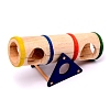 Wooden Hamster Seesaw AJEW-WH0162-56-2