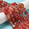 Cherry Quartz Glass Beads Strands G-A247-06-1-5