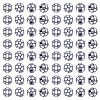 150Pcs Craft Style Acrylic Beads SACR-UN0001-03-1