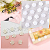 100Pcs Opaque ABS Plastic Cabochons KY-SP0001-16A-6