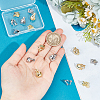 16Pcs 8 Style Alloy Clip-on Earring Findings FIND-UN0002-95-4