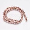 Grade AA Non-Magnetic Synthetic Hematite Bead Strands G-G652-28RG-2