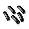 Natural Obsidian Connector Charms G-D460-02I-1