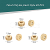 60Pcs 3 Styles 304 Stainless Steel Beads STAS-UN0044-59-4