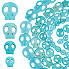 4 Strands 4 Styles Dyed Synthetic Turquoise Beads Strands Sets G-AR0005-41B-1