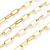 Ion Plating(IP) 304 Stainless Steel Paperclip Chains CHS-D030-02G-4