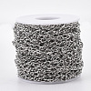 Tarnish Resistant 304 Stainless Steel Figaro Chains STAS-R100-18-2