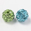 Grade A Rhinestone Pave Disco Ball Beads RB-Q100-M-2