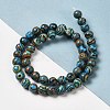Synthetic Malachite Dyed Beads Strands G-P507-02A-07-2