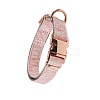 Nylon Dog Collar with Rose Gold Iron Quick Release Buckle PW-WG25675-12-1