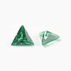 Cubic Zirconia Pointed Back Cabochons ZIRC-WH0001-A07-2
