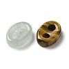Mixed Gemstone Connector Charms G-K354-10-2