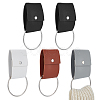 5Pcs 4 Colors PU Leather Towel Hook AJEW-NB0008-76-1