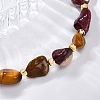 Natural Mookaite Beaded Bracelets for Women G-P563-07P-06-2