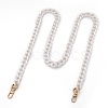 Opaque Acrylic Twist Chains Bag Handles AJEW-BA00077-01-1