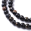 Grade AB Natural Blue Tiger Eye(Dyed & Heated) Beads Strands G-I261-D01-6mm-3