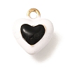 Brass Enamel Charms KK-R212-19G-03-1