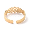 304 Stainless Steel Sailor's Knot Open Cuff Ring LS-RJEW-P037-04G-3