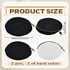 2pcs 2 Colors Cotton Change Purse with Zippers ABAG-LP0001-92A-2