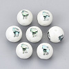 Electroplate Glass Beads EGLA-S178-11A-05-1